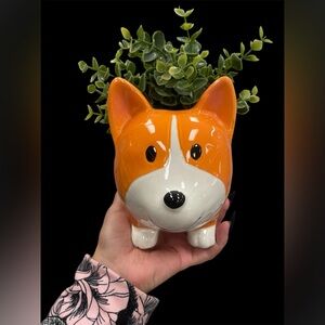 Corgi Planter